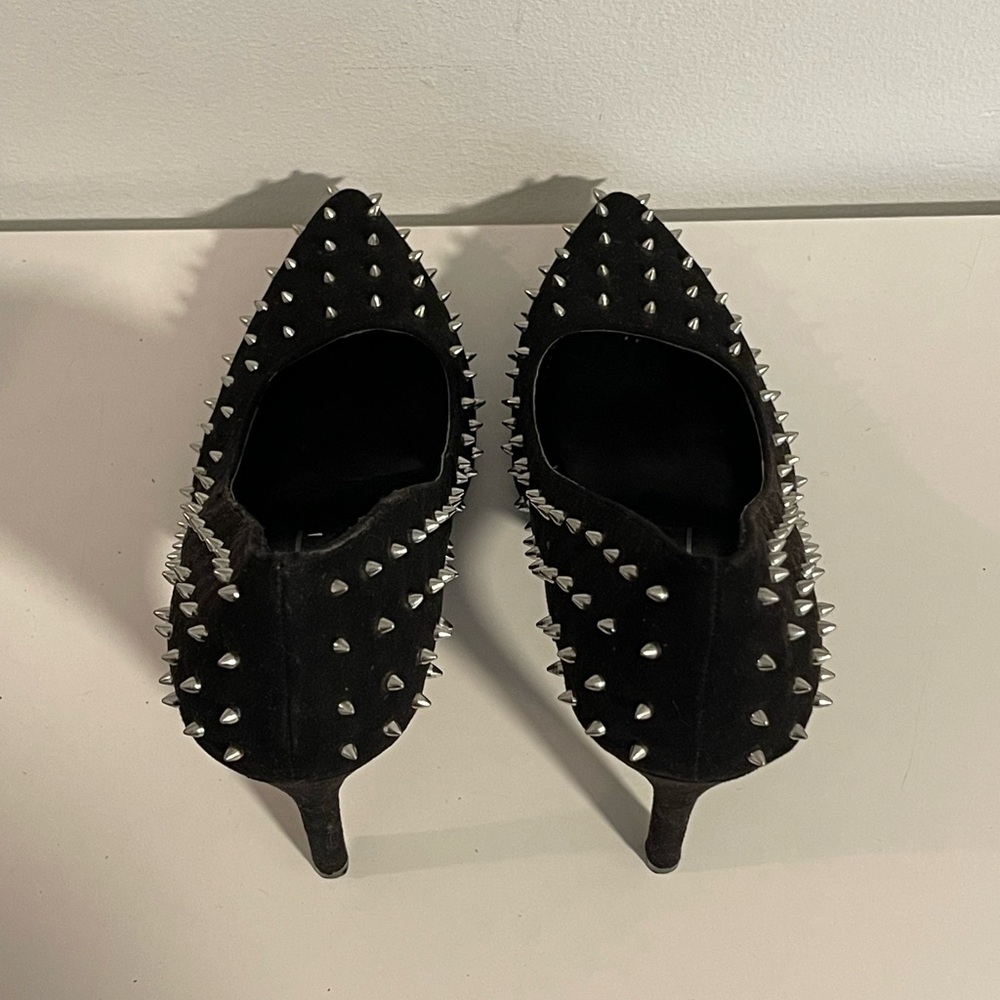 Studded Black Heels